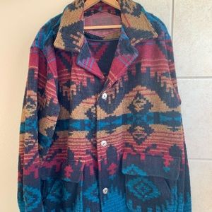 Vintage Woolrich Aztec Print Cruiser Jacket